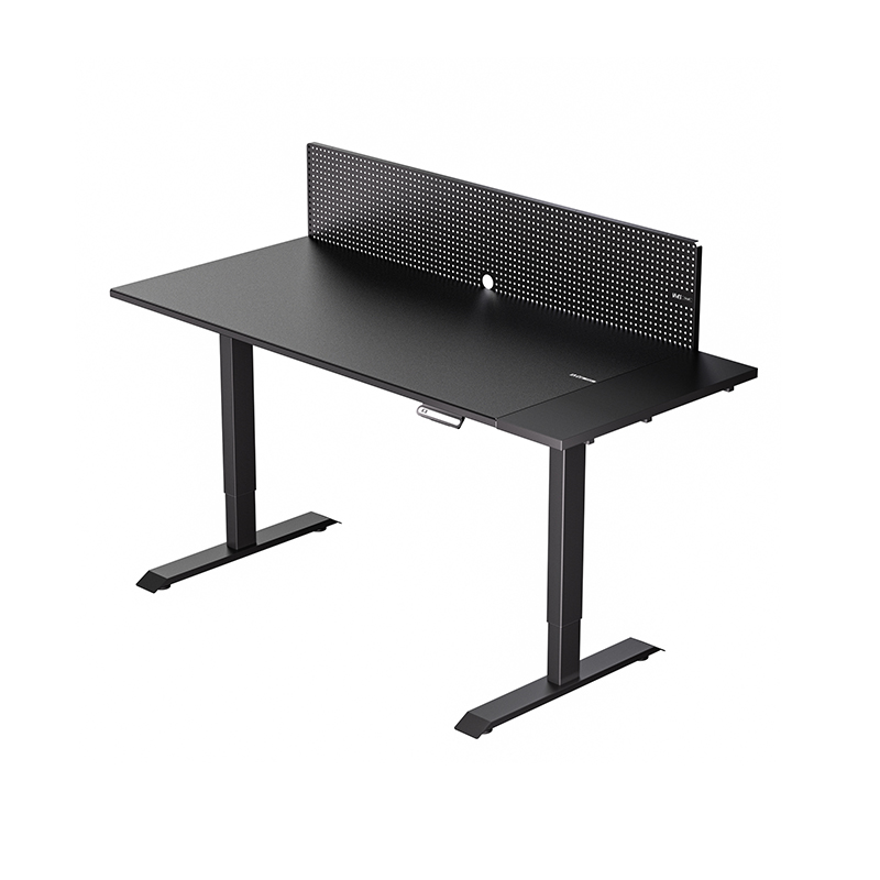 Table élévatrice électrique en verre de jeu